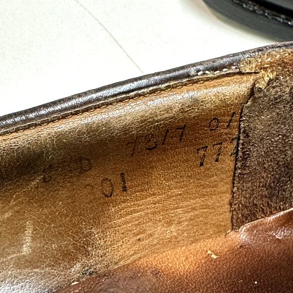 Alden Restoration x Brooks Brothers 772 Color 8 Shell Cordovan Tassel Loafer 8 D - Picture 10 of 12